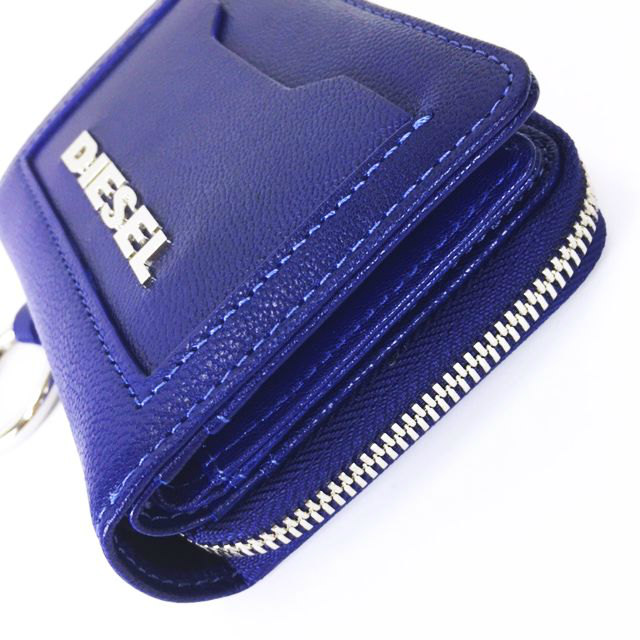 【在庫処分◎ 】DIESEL ディーゼル ペパー 二つ折り財布 ディーゼル DIESEL レザー 二つ折り財布 OFRIDE X07190 PR044 青