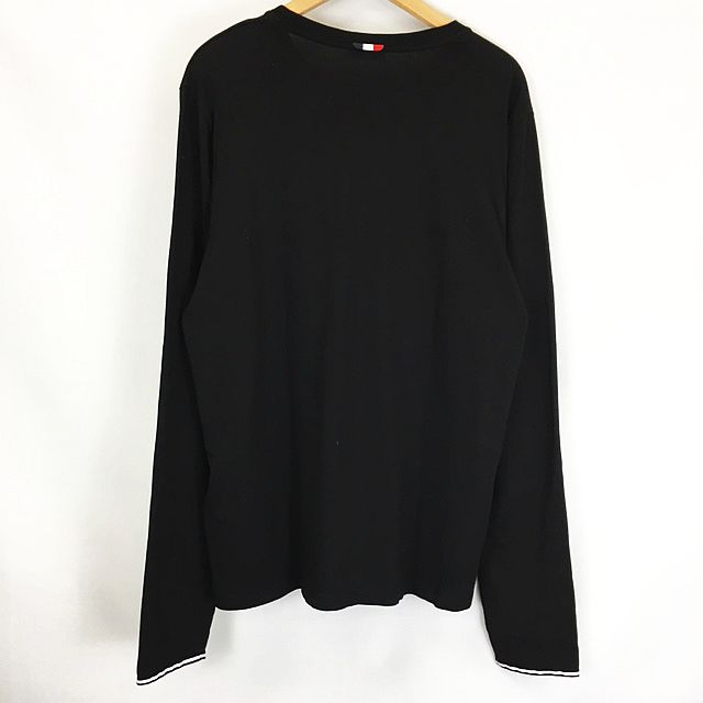 モンクレール MONCLER MAGLIA CIROCOLLO 縦ロゴ プリント ロング 