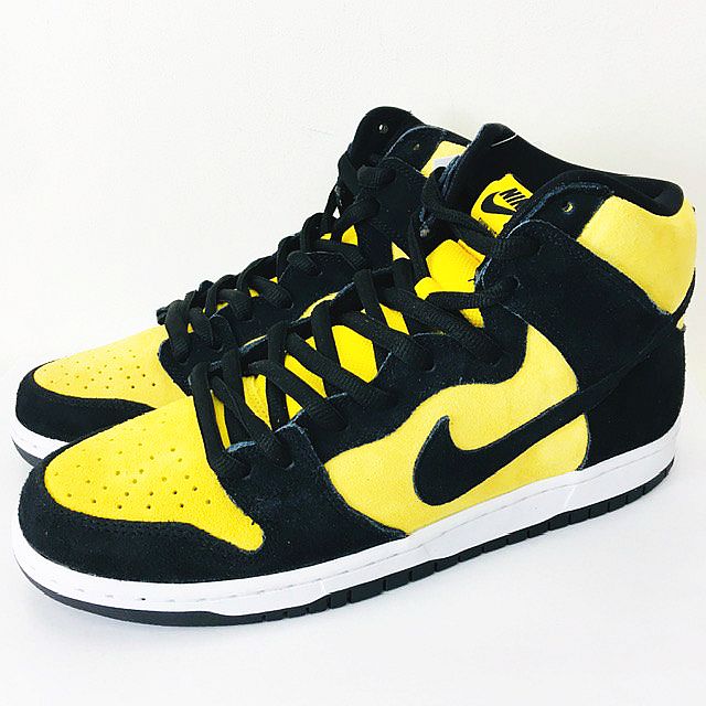 未使用品 ナイキ エスビー NIKE SB Dunk High Maize And Black DB1640 