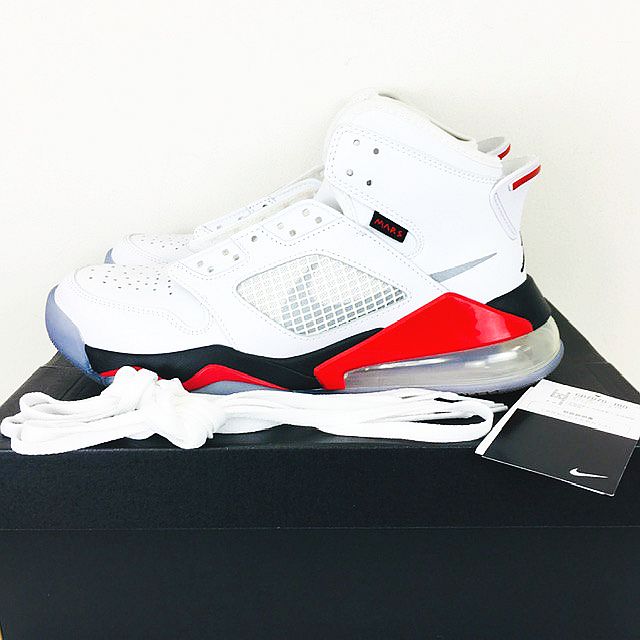 ナイキ NIKE ☆AA☆Jordan Mars 270 White Fire Red CD7070-100 US8 