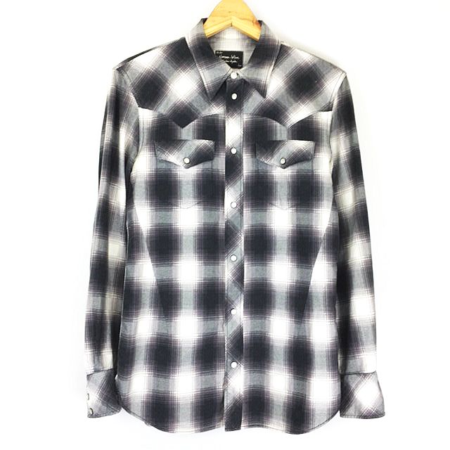 ナンバーナイン NUMBER (N)INE 07AW LOVE期 オンブレ チェック  