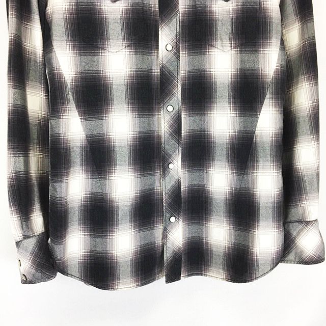 ナンバーナイン NUMBER (N)INE 07AW LOVE期 オンブレ チェック  