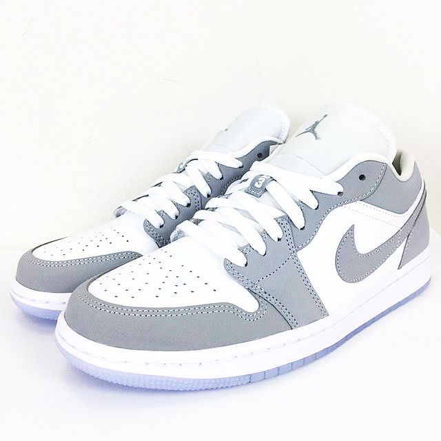 未使用品 ナイキ NIKE ☆AA☆Air Jordan 1 Low Wolf Grey Womens 