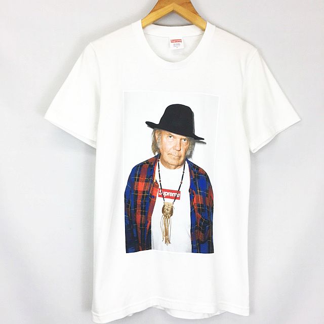 シュプリーム SUPREME ☆AA☆ 15SS Neil Young Tee White ニールヤング 