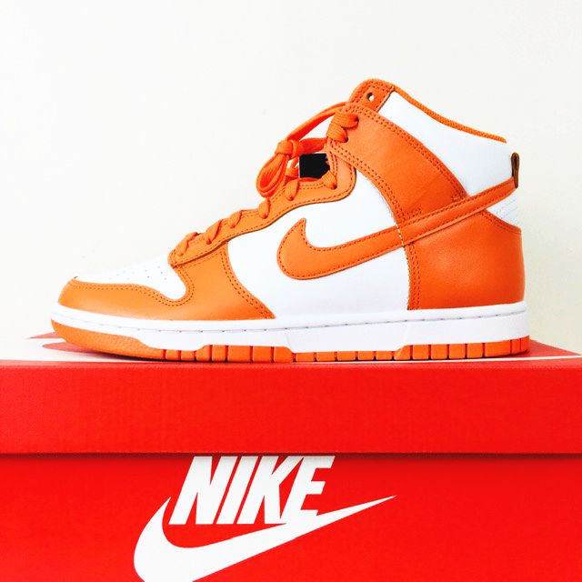 未使用品 ナイキ NIKE Dunk Retro High Syracuse 2021 DD1399-101 US8 