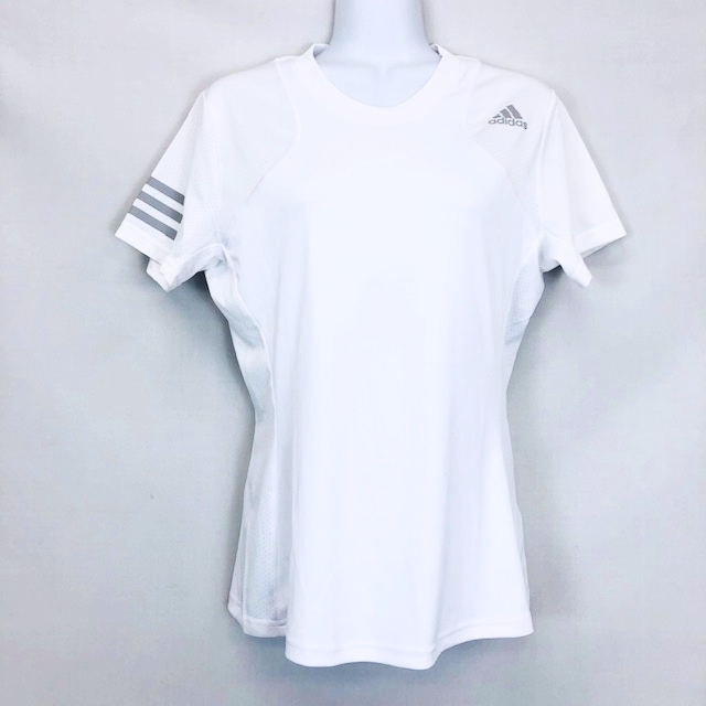 アディダス adidas テニスウェア Club Tennis Tee GL5529 半袖 クラブ テニス Tシャツ カットソー 白 ホワイト XOT  レディース 066-202111190192 | ベクトルパーク