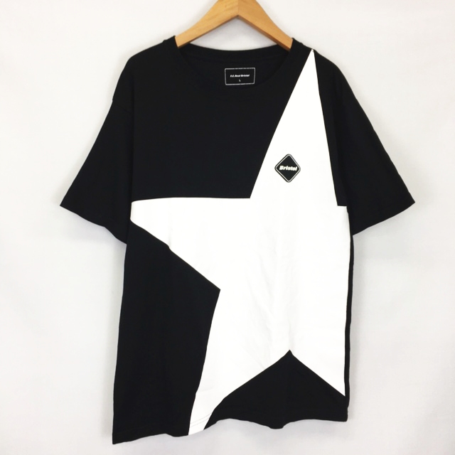 エフシーレアルブリストル F C Real Bristol Fcrb 19ss Big Star Tee Fcrb ビッグ スター プリント 半袖t シャツ 黒 ブラック L メンズ 066 ベクトルパーク
