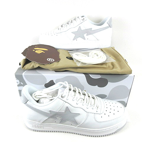 未使用品 アベイシングエイプ A BATHING APE JJJJound BAPE STA White 