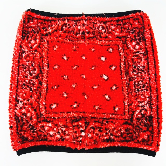 シュプリーム SUPREME ☆AA☆ 19AW Bandana Fleece Neck Gaiter Red