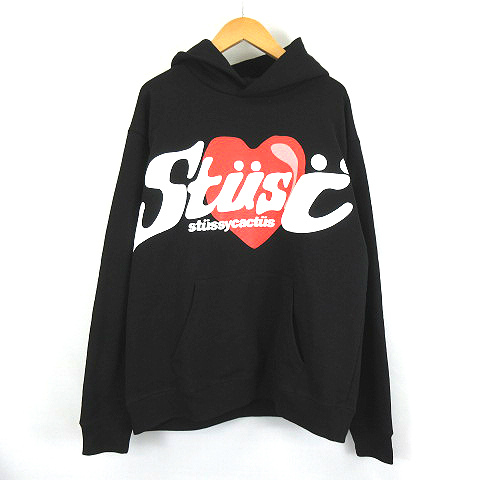 ステューシー STUSSY CPFM HEART HOODIE BLACK カクタスプラントフリー 