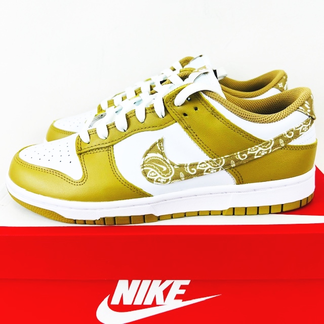 未使用品 ナイキ NIKE WMNS Dunk Low ESS Barley Paisley DH4401-104 
