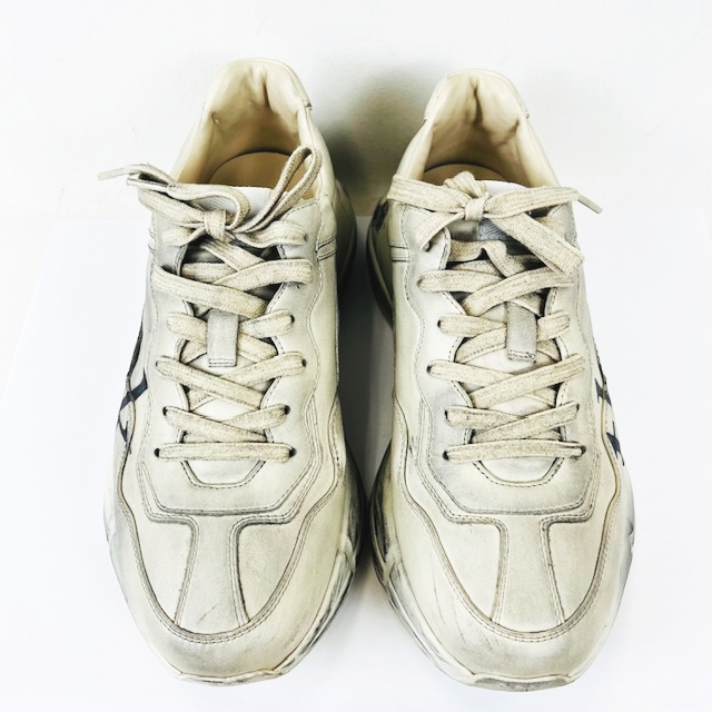 グッチ GUCCI ☆AA☆ Think Thank Print Rhyton Sneaker 636343 8 1/2 