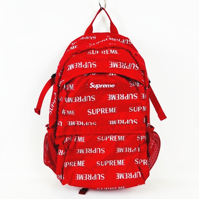 シュプリーム SUPREME ☆AA☆16AW 3M Reflective Repeat Backpack Red  