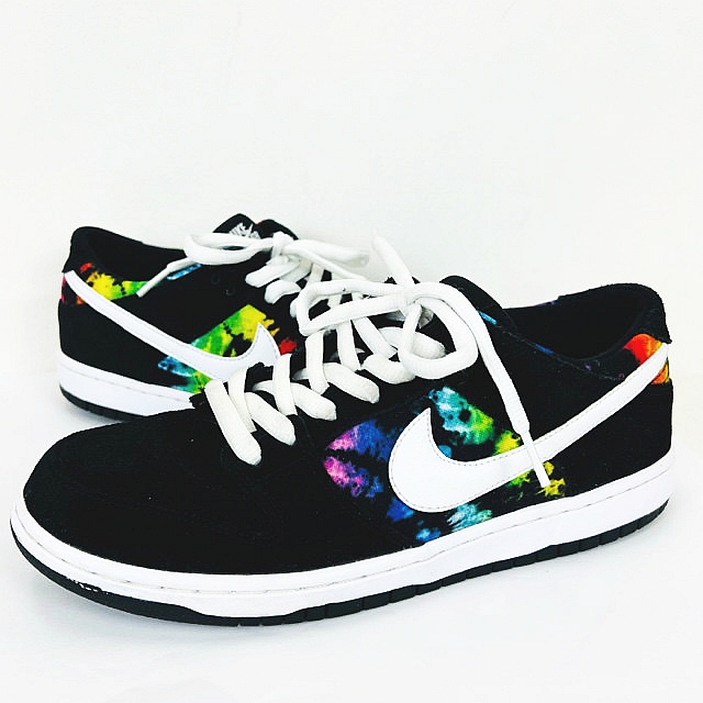 ナイキ エスビー NIKE SB Dunk Low Pro shod Wair Tie Dye 819674-019 