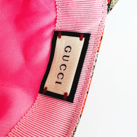 グッチ GUCCI ☆AA☆ ストロベリー イチゴ柄 GG ベースボール キャップ