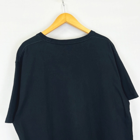 ナンバーナイン NUMBER (N)INE GOD SELECTION XXX ゴッドセレクショントリプルエックス ロゴ プリント 半袖 Tシャツ 黒 ブラック L メンズ