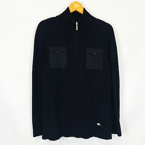 バーバリーブラックレーベル BURBERRY BLACK LABEL ジップアップ 