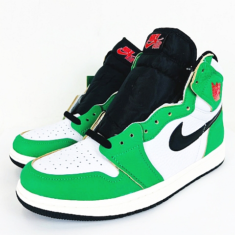 未使用品 ナイキ NIKE ☆AA☆ WMNS AIR JORDAN 1 HIGH OG LUCKY GREEN 