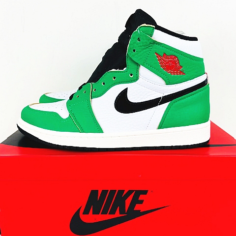 未使用品 ナイキ NIKE ☆AA☆ WMNS AIR JORDAN 1 HIGH OG LUCKY GREEN 