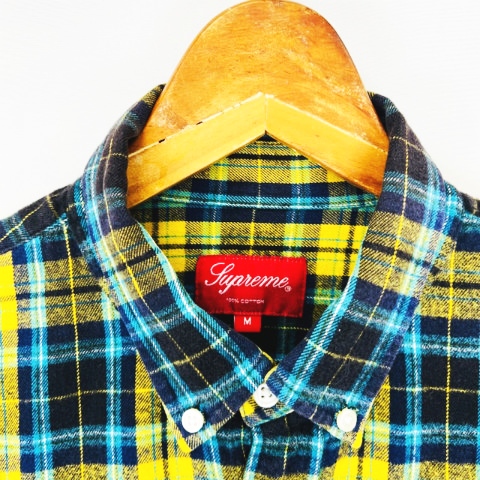 シュプリーム SUPREME ☆AA☆ Tartan Plaid Flannel Shirt