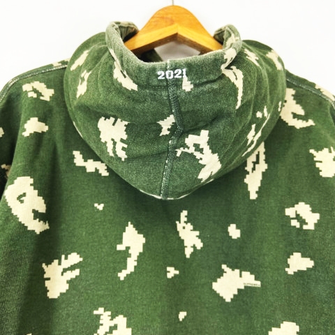 シュプリーム SUPREME ☆AA☆ 21AW Box Logo Hooded Sweatshirt Olive 