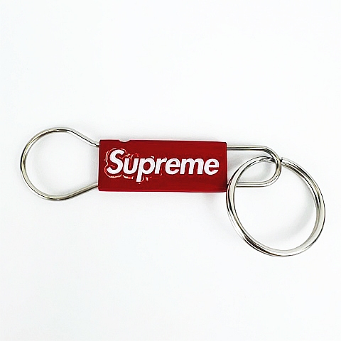 未使用品 シュプリーム SUPREME ☆AA☆ Clip Keychain Red クリップ  