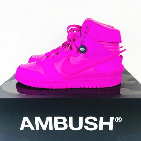 未使用品 ナイキ NIKE AMBUSH Dunk High Pink CU7544-600 US10.5 28.5 