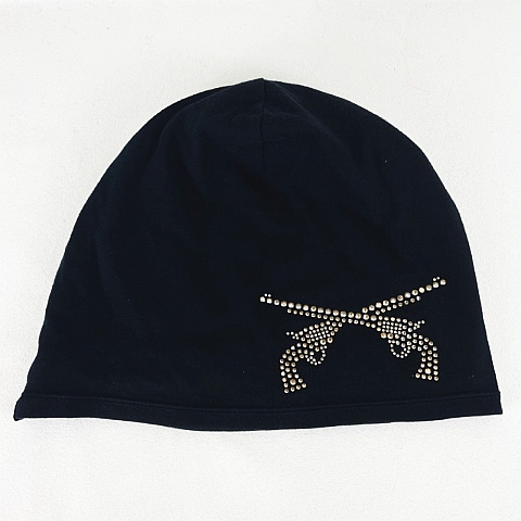 roar ロアー カシミヤ おしかっ ニット帽 二丁拳銃 スワロフスキー 