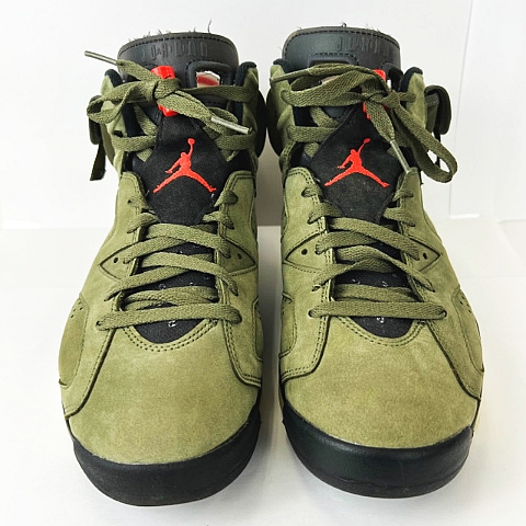 ナイキ NIKE ☆AA☆ Travis Scott Air Jordan 6 Retro Medium Olive 