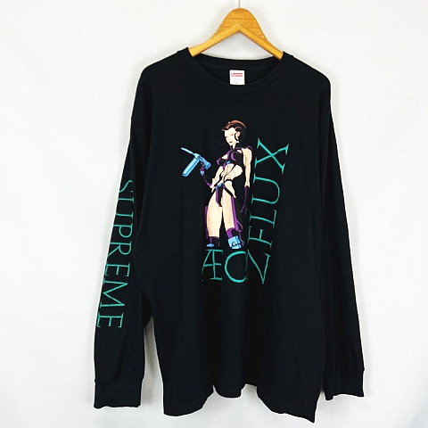 シュプリーム SUPREME ☆AA☆ 22SS Aeon Flux L/S Tee Black イーオン 