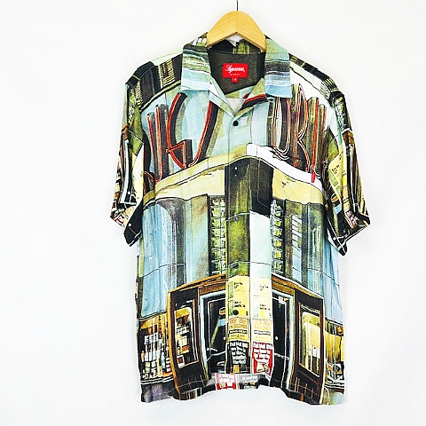 シュプリーム SUPREME ☆AA☆ 18SS DRUGS RAYON SHIRT ドラッグス 