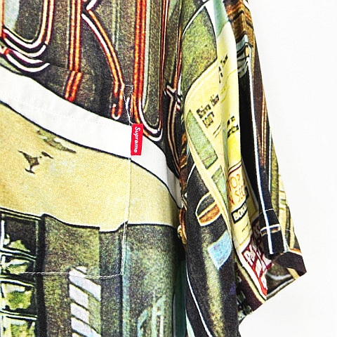 シュプリーム SUPREME ☆AA☆ 18SS DRUGS RAYON SHIRT ドラッグス 