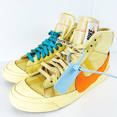 ナイキ NIKE ☆AA☆ OFF-WHITE THE 10 BLAZER MID AA3832-700 US8 26cm 