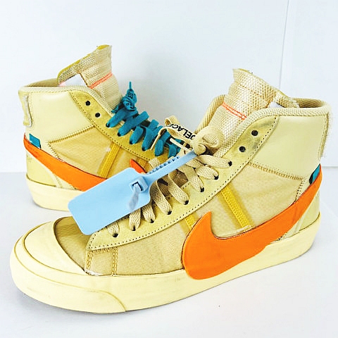 ナイキ NIKE ☆AA☆ OFF-WHITE THE 10 BLAZER MID AA3832-700 US8 26cm 