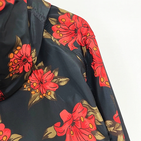 未使用品 コーチ COACH F26812 花柄 総柄 ジップアップ ナイロン 