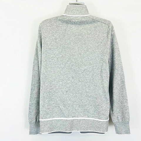 POLO GOLF ポロゴルフ ジップ ニットジャケット ネイビー M ジップアップニットジャケット アウター コットン XS グレー ⁄NR OS