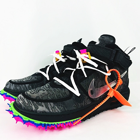 未使用品 ナイキ NIKE ☆AA☆Off-White Air Force 1 Mid SP Black  