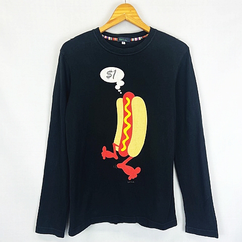 ポールスミス PAUL SMITH ホットドッグ プリント ロングスリーブ