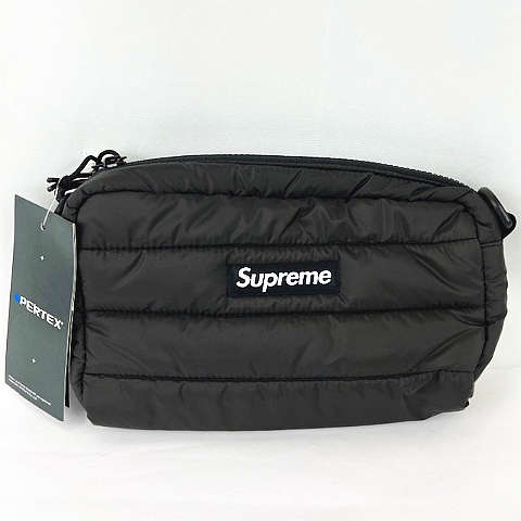 未使用品 シュプリーム SUPREME ☆AA☆22AW Puffer Side Bag Black  