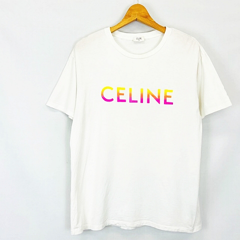 セリーヌ CELINE 22SS 2X10B671Q グラデーション ロゴ プリント ルーズ 