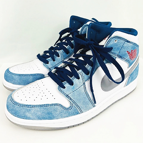 ナイキ NIKE ☆AA☆ AIR JORDAN 1 MID SE WHITE HYPER ROYAL DN3706  