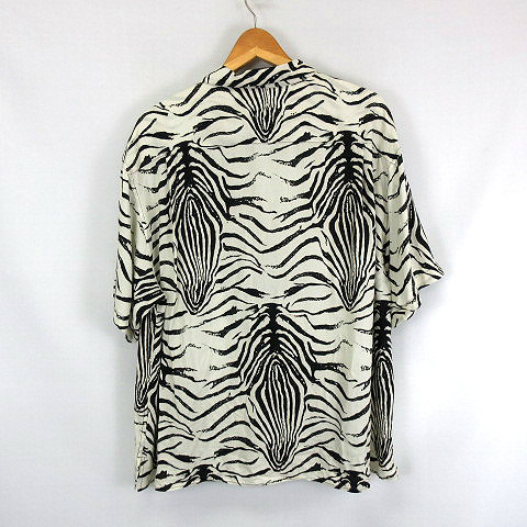 セリーヌ CELINE 2C517346Q ゼブラ 総柄 プリント レーヨン シャツ  