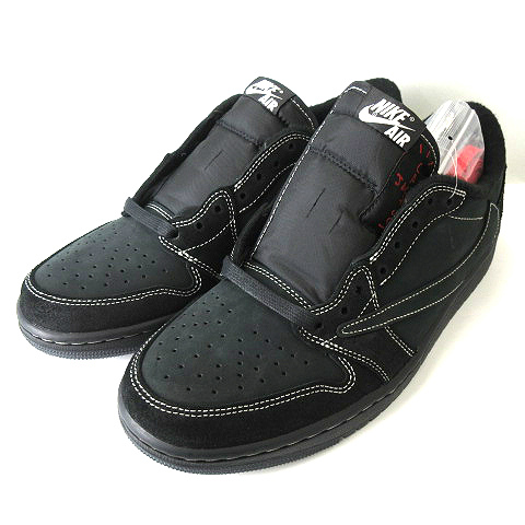 未使用品 ナイキ NIKE ☆AA☆Travis Scott Air Jordan 1 Low OG Black 