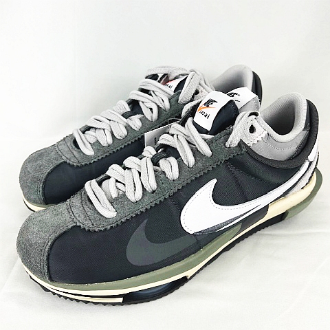 未使用品 ナイキ NIKE sacai Zoom Cortez Iron Grey DQ0581-001 US9 