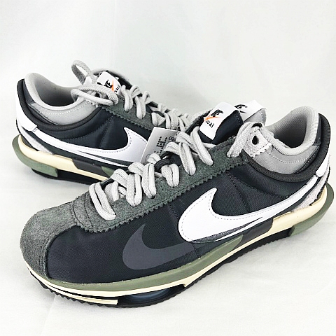 未使用品 ナイキ NIKE sacai Zoom Cortez Iron Grey DQ0581-001 US9 