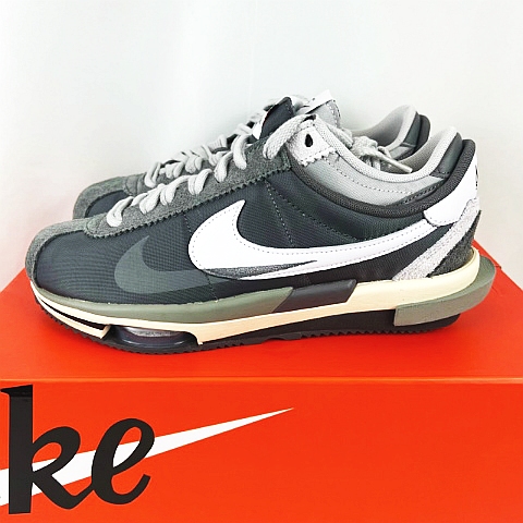 未使用品 ナイキ NIKE sacai Zoom Cortez Iron Grey DQ0581-001 US9 