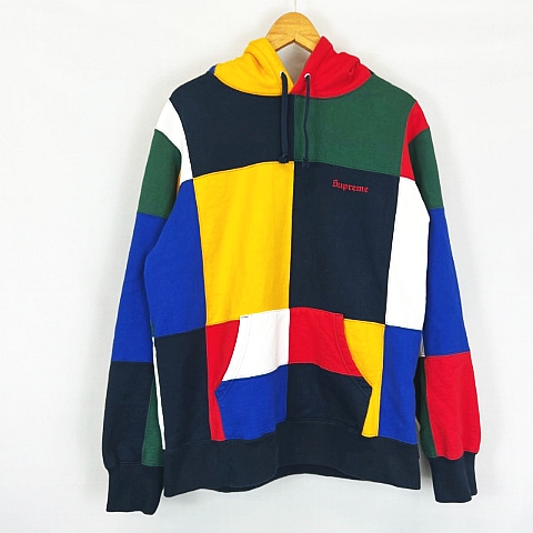 シュプリーム SUPREME ☆AA☆ 17AW Patchwork Hooded Sweatshirt 