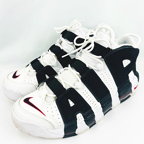 ナイキ NIKE Air More up Tempo White Black 414962-105 US9.5