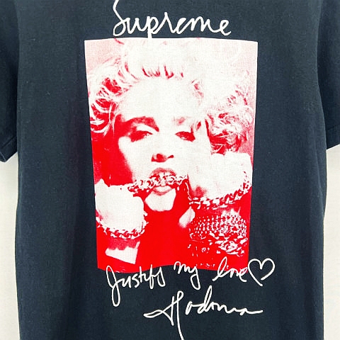 シュプリーム SUPREME ☆AA☆18AW Madonna Tee Black マドンナ Tシャツ 
