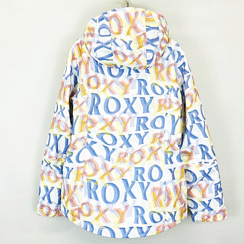 未使用品 ロキシー ROXY スノーボード ウェア ジャケット ロゴ 総柄 